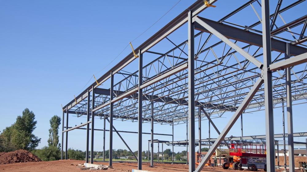 chantier charpente métallique